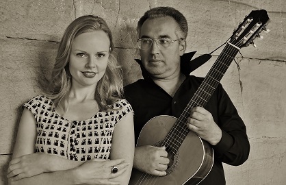 Bild von Anna Markova & Gitarrist Gennady Kuznetsov
